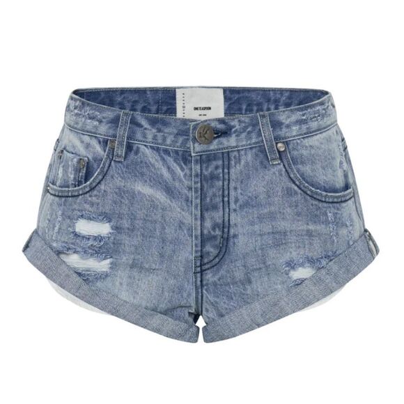 One Teaspoon Denim Shorts NWT - Picture 1 of 9
